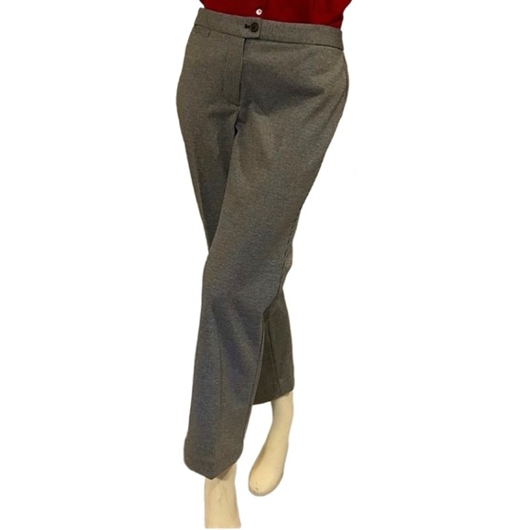 Talbots Signature Micro Houndstooth Woven Ankle Pants - Picture 1 of 5